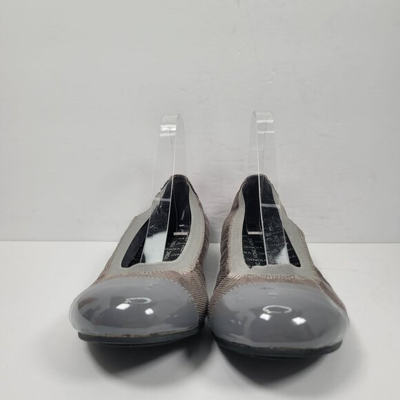 Vionic Allora Women's Silver Leather Ballet Flats Shoes US Size 8.5 - Picture 3 of 8